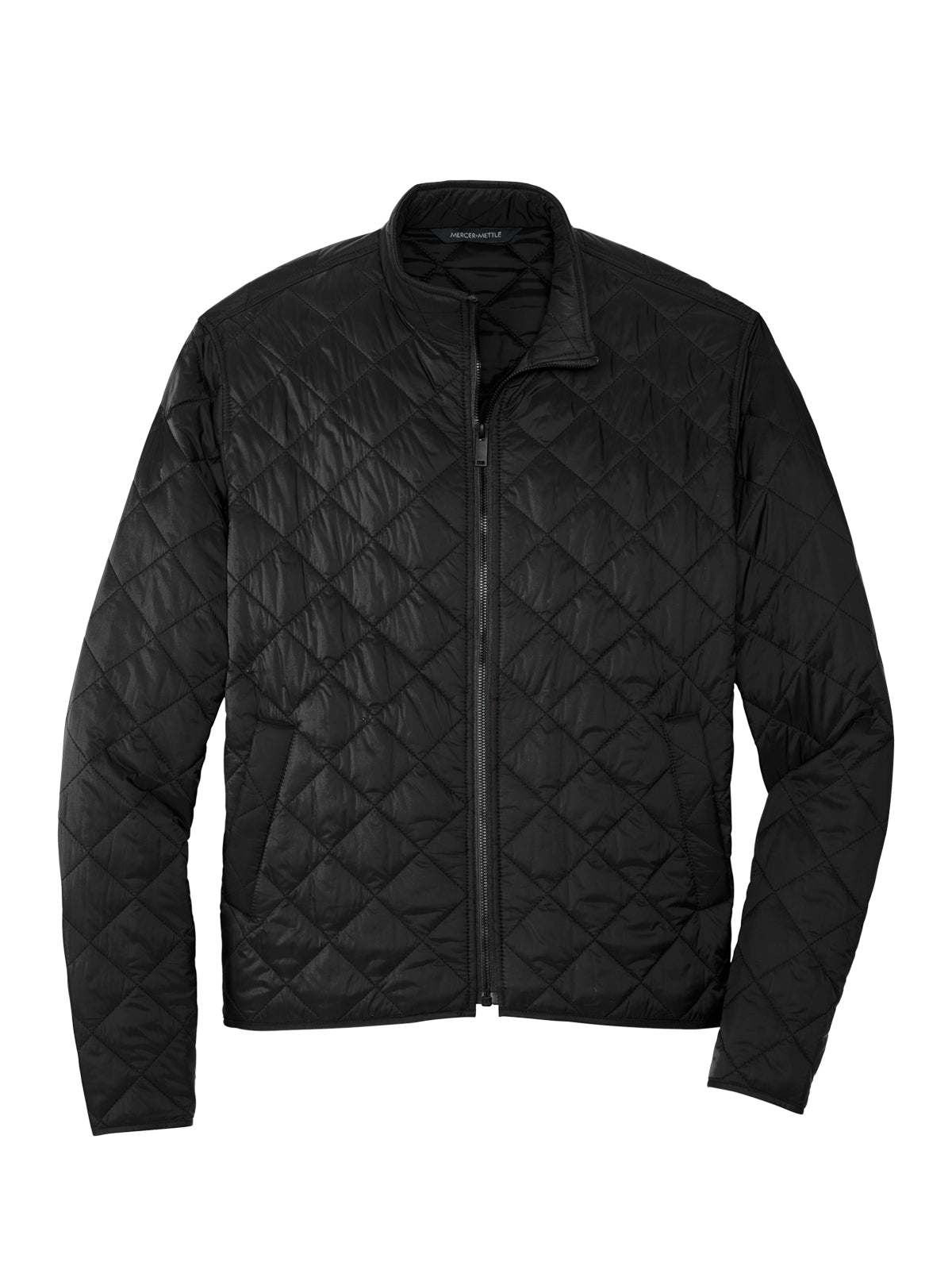 Men's 2-Pocket Quilted Jacket - MM7200 - Deep Black