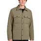 Men's Sashiko Stretch Puffy Shacket - MRA444 - Truffle