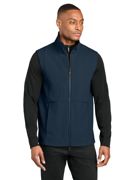 Men's Nozawa Soft Shell Vest - MRA472 - Indigo Navy