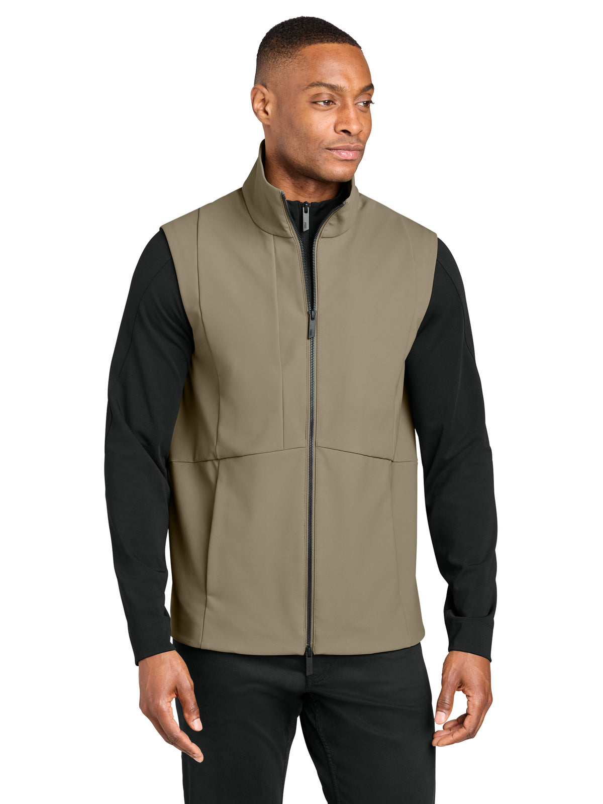 Men's Nozawa Soft Shell Vest - MRA472 - Truffle