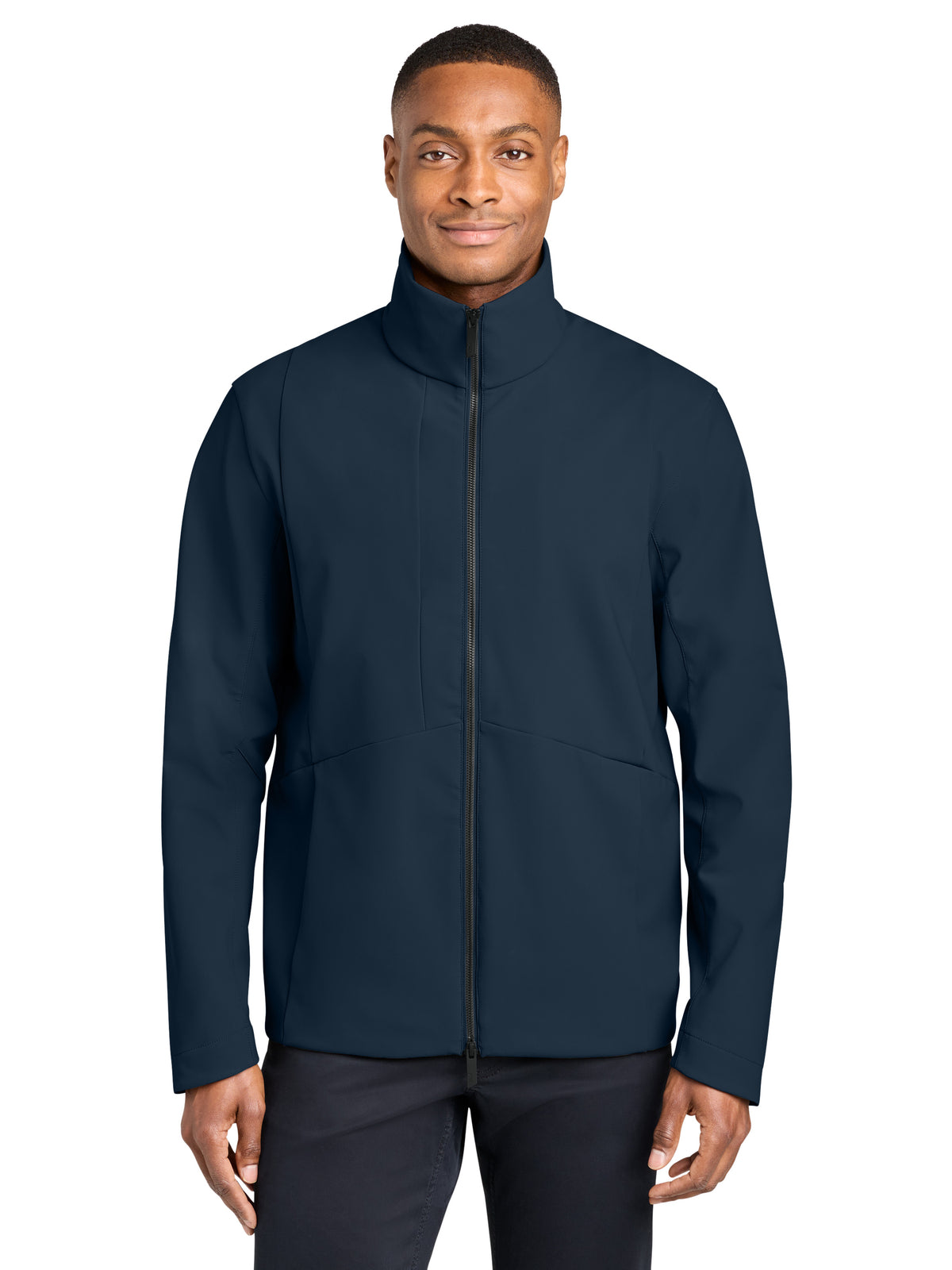 Men's Nozawa Full-Zip Soft Shell Jacket - MRA474 - Indigo Navy
