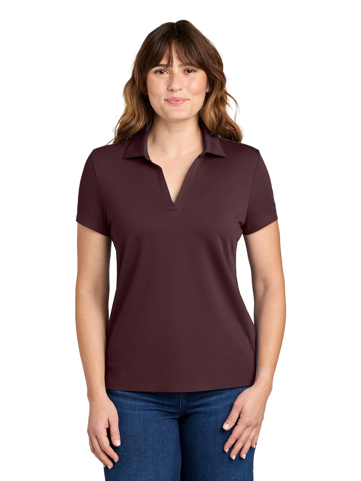 Women's Alta Polo - MRAW110 - Dark Fig
