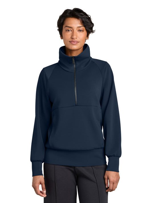 Women's Kumo 1/4-Zip Pullover Sweatshirt - MRAW221 - Indigo Navy