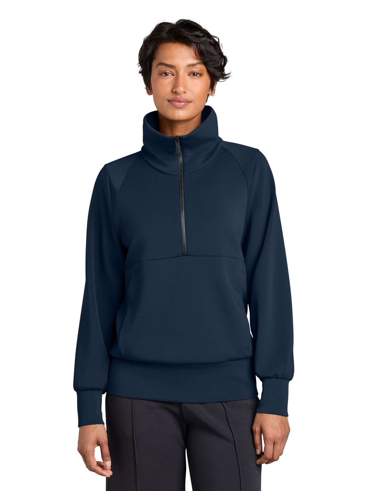 Women's Kumo 1/4-Zip Pullover Sweatshirt - MRAW221 - Indigo Navy