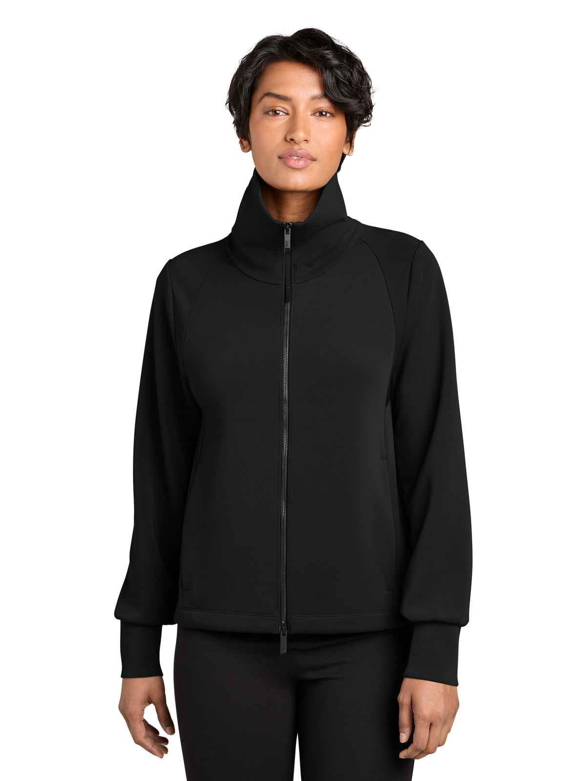 Women's Two-Pocket Kumo Full-Zip Jacket - MRAW222 - Pitch Black
