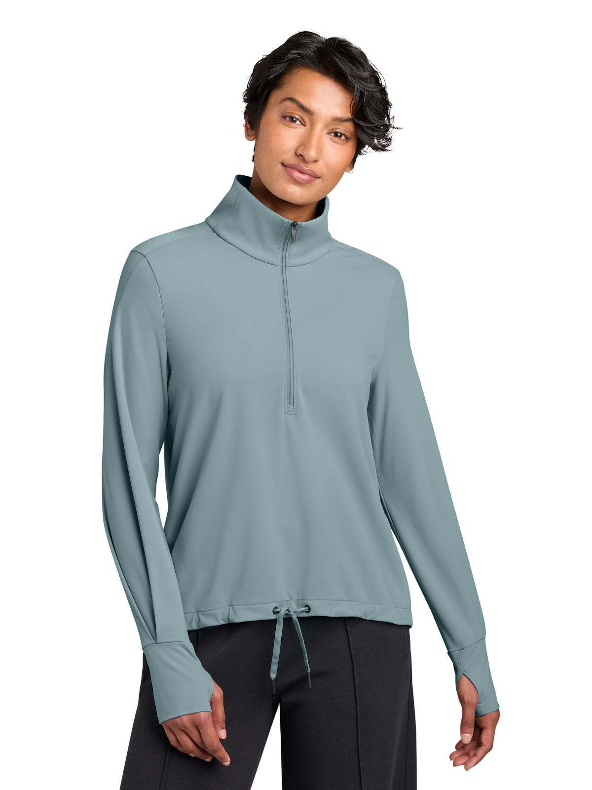 Women's Kivu 1/4-Zip Sweatshirt - MRAW235 - Blue Fog