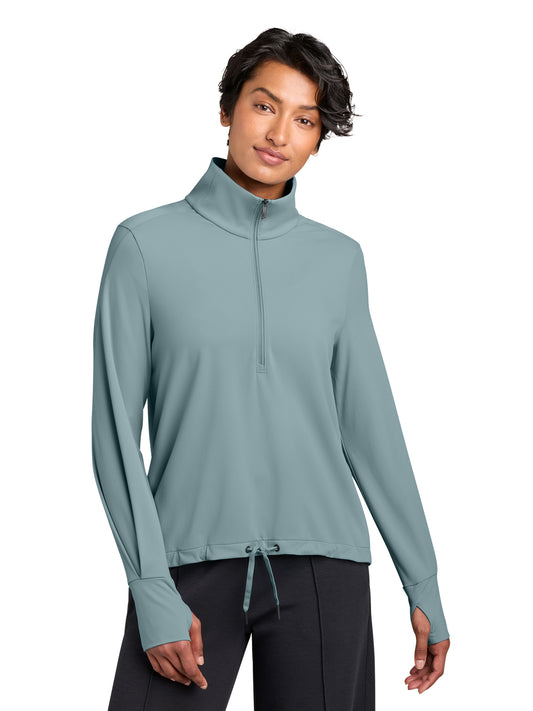 Women's Kivu 1/4-Zip Sweatshirt - MRAW235 - Blue Fog