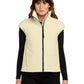 Women's Sashiko Stretch Puffy Vest - MRAW442 - Alabaster