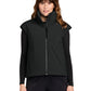 Women's Sashiko Stretch Puffy Vest - MRAW442 - Pitch Black