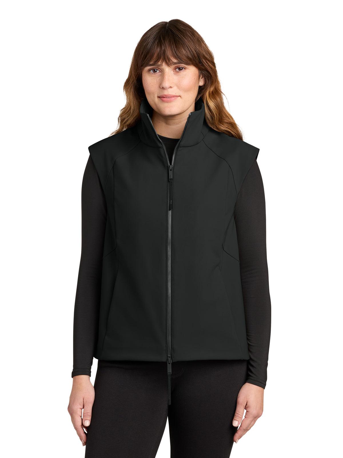 Women's Nozawa Soft Shell Vest - MRAW473 - Pitch Black