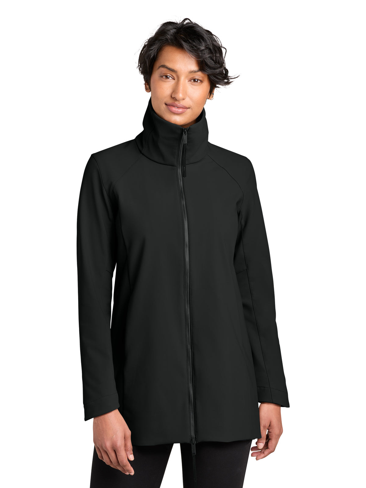 Women's Nozawa Full-Zip Soft Shell Jacket - MRAW474 - Pitch Black