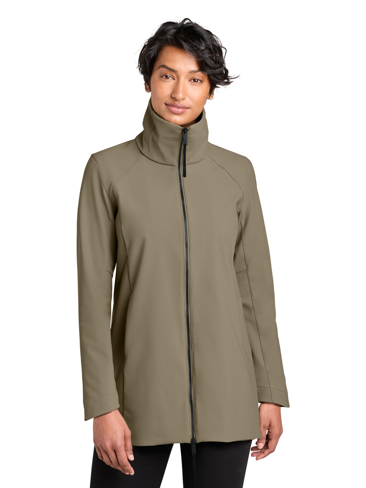 Women's Nozawa Full-Zip Soft Shell Jacket - MRAW474 - Truffle