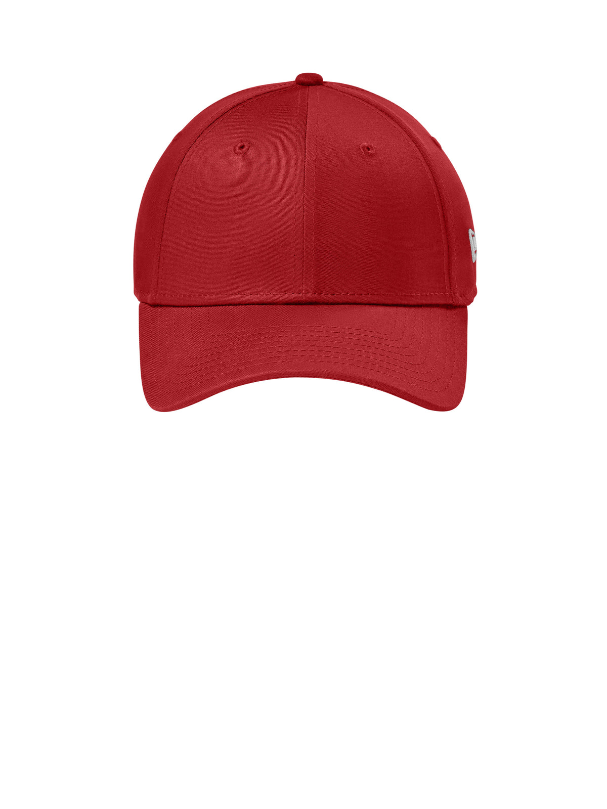 Unisex Structured Stretch Cotton Cap - NE1000 - Scarlet Red