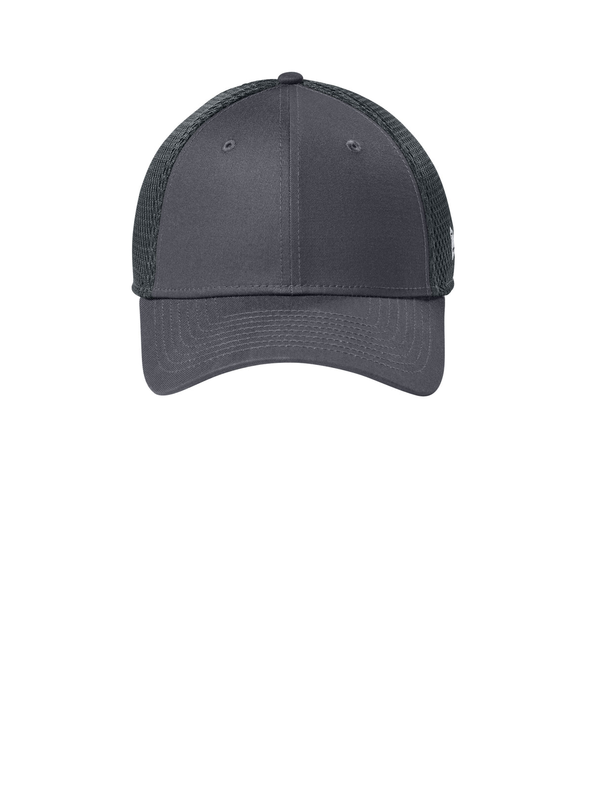 Stretch Mesh Cap - NE1020 - Flag Charcoal/ Charcoal