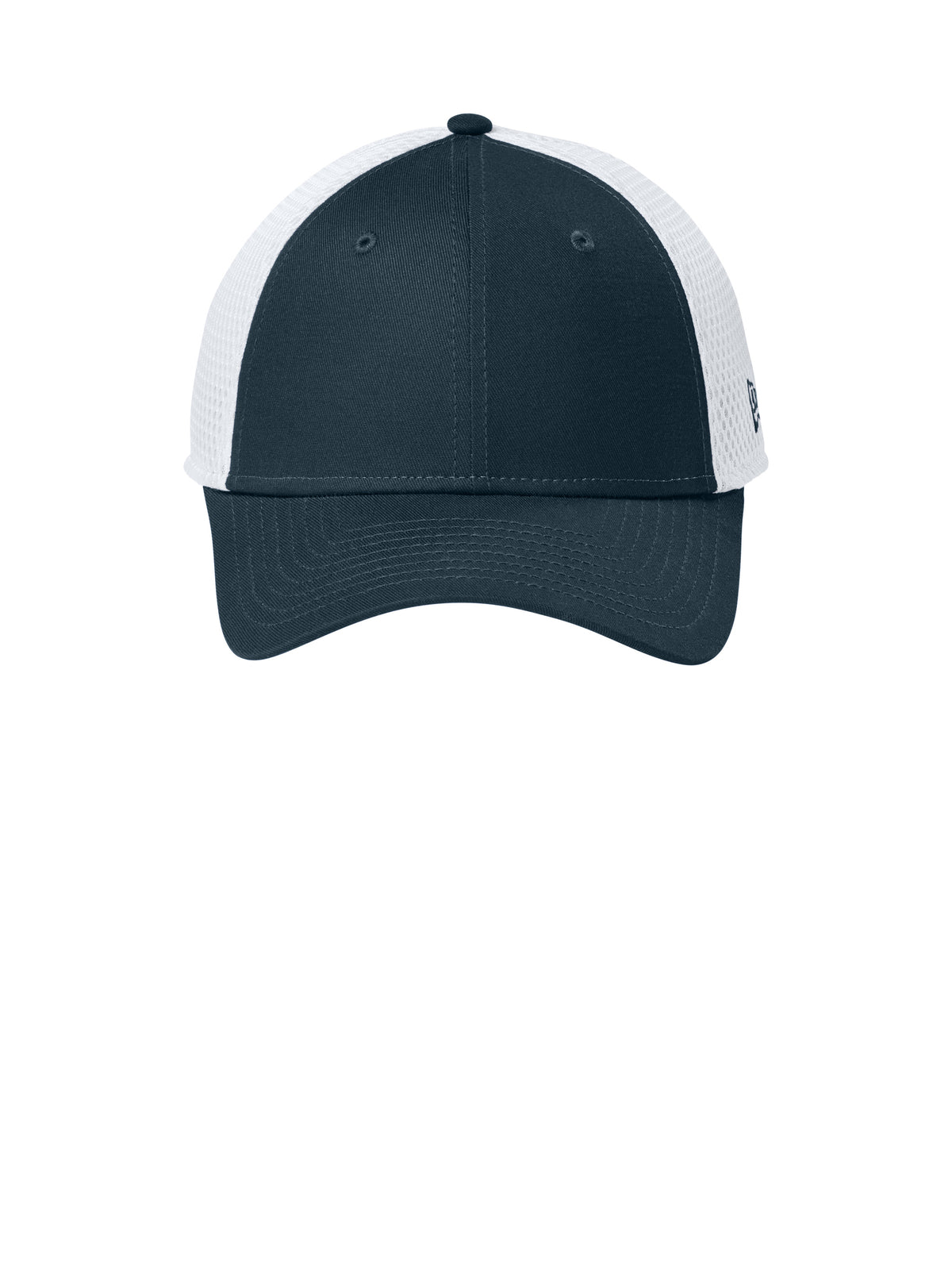 Stretch Mesh Cap - NE1020 - Flag Deep Navy/ White