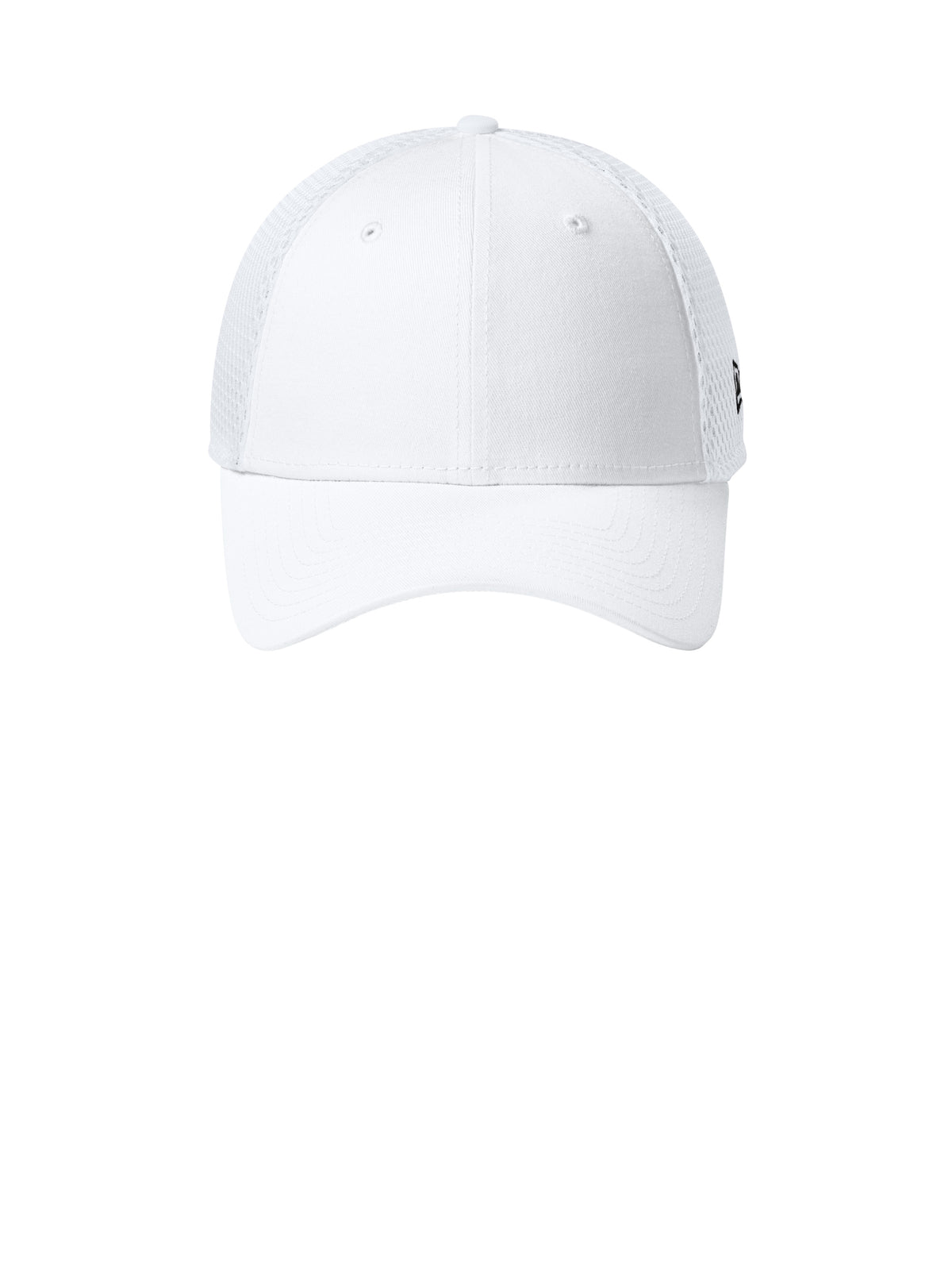 Stretch Mesh Cap - NE1020 - Flag White/ White