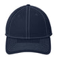 Unisex Stretch Mesh Stitch Cap - NE1120 - Deep Navy/ White