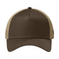 Unisex Snapback Trucker Cap - NE205 - Flag Chocolate/Khaki