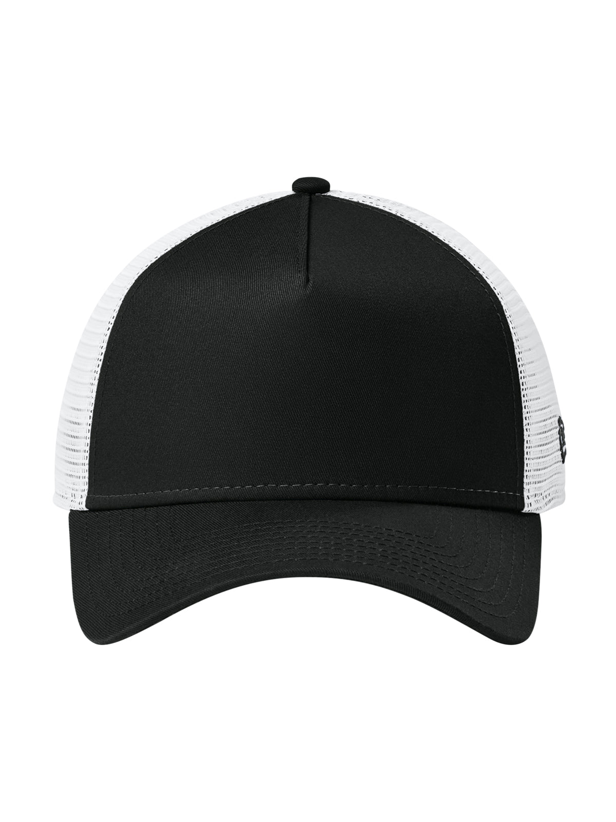 Unisex Snapback Trucker Cap - NE205 - Flag Black/White