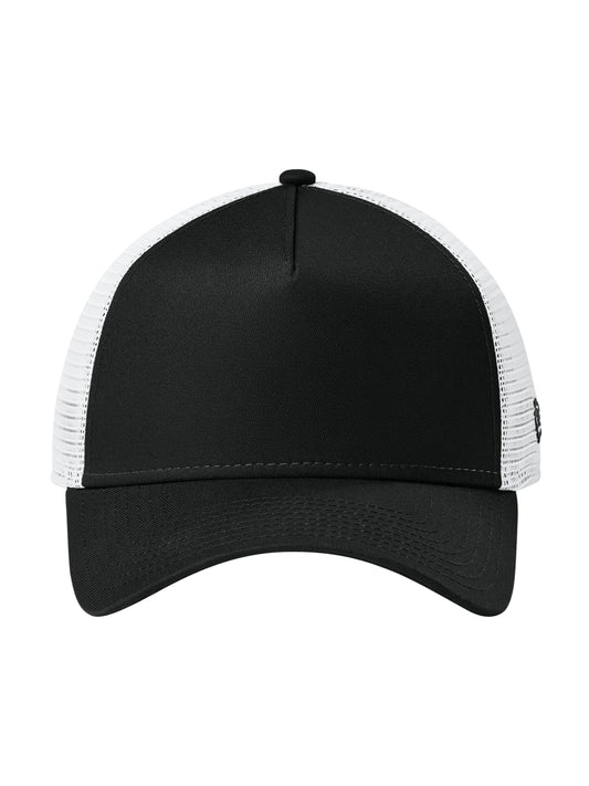 Unisex Snapback Trucker Cap - NE205 - Flag Black/White