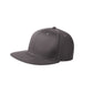 Unisex Flat Bill Snapback Cap - NE400 - Charcoal