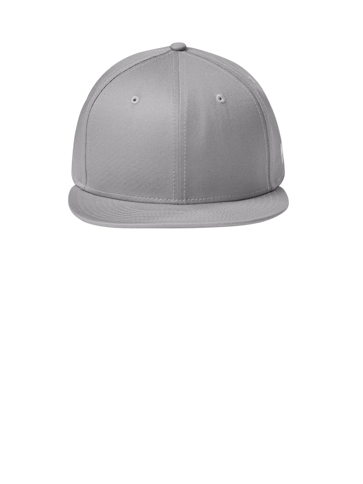 Unisex Flat Bill Snapback Cap - NE400 - Flag Grey