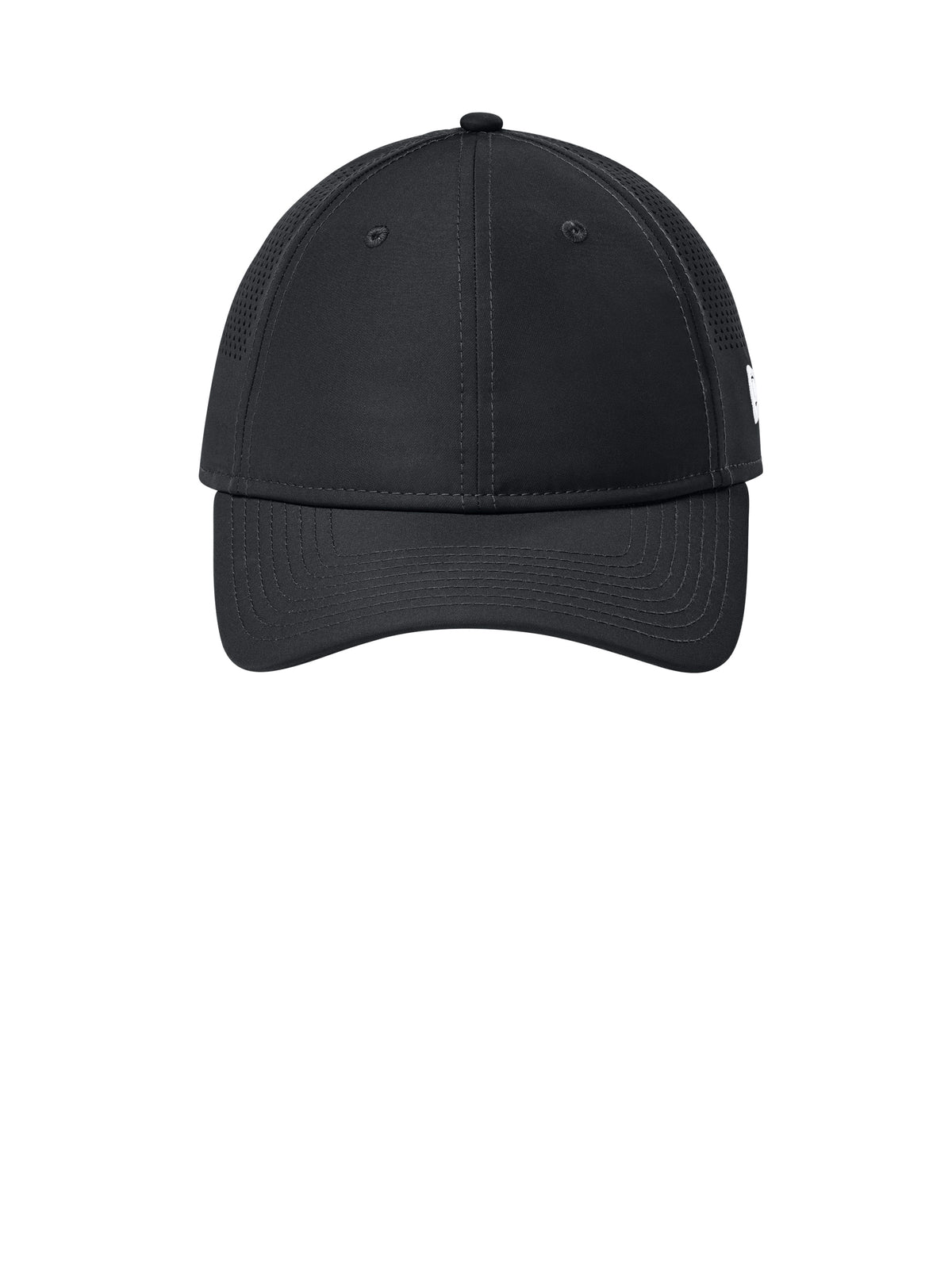 Unisex Perforated Performance Cap - NE406 - Flag Black