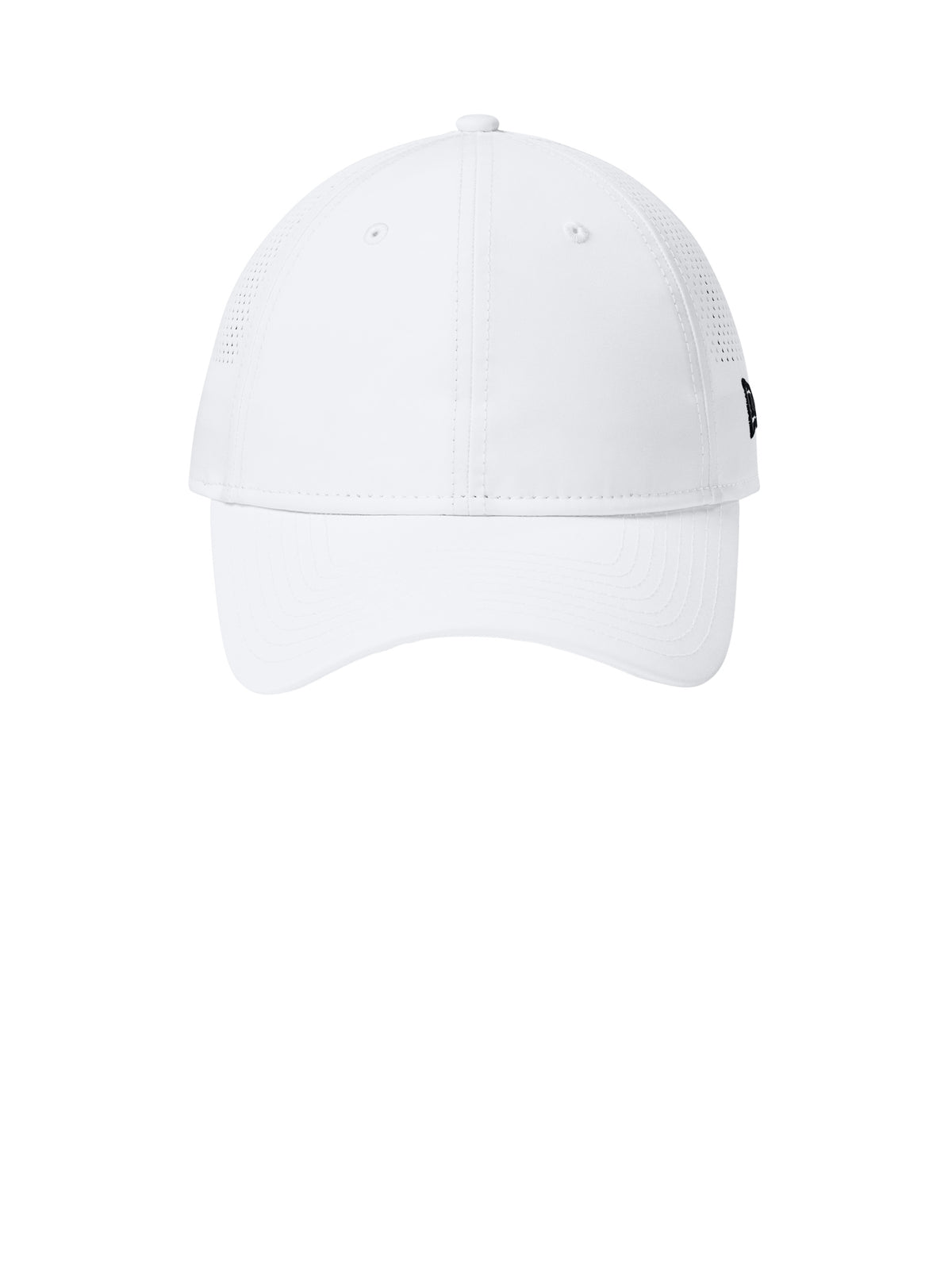 Unisex Perforated Performance Cap - NE406 - Flag White