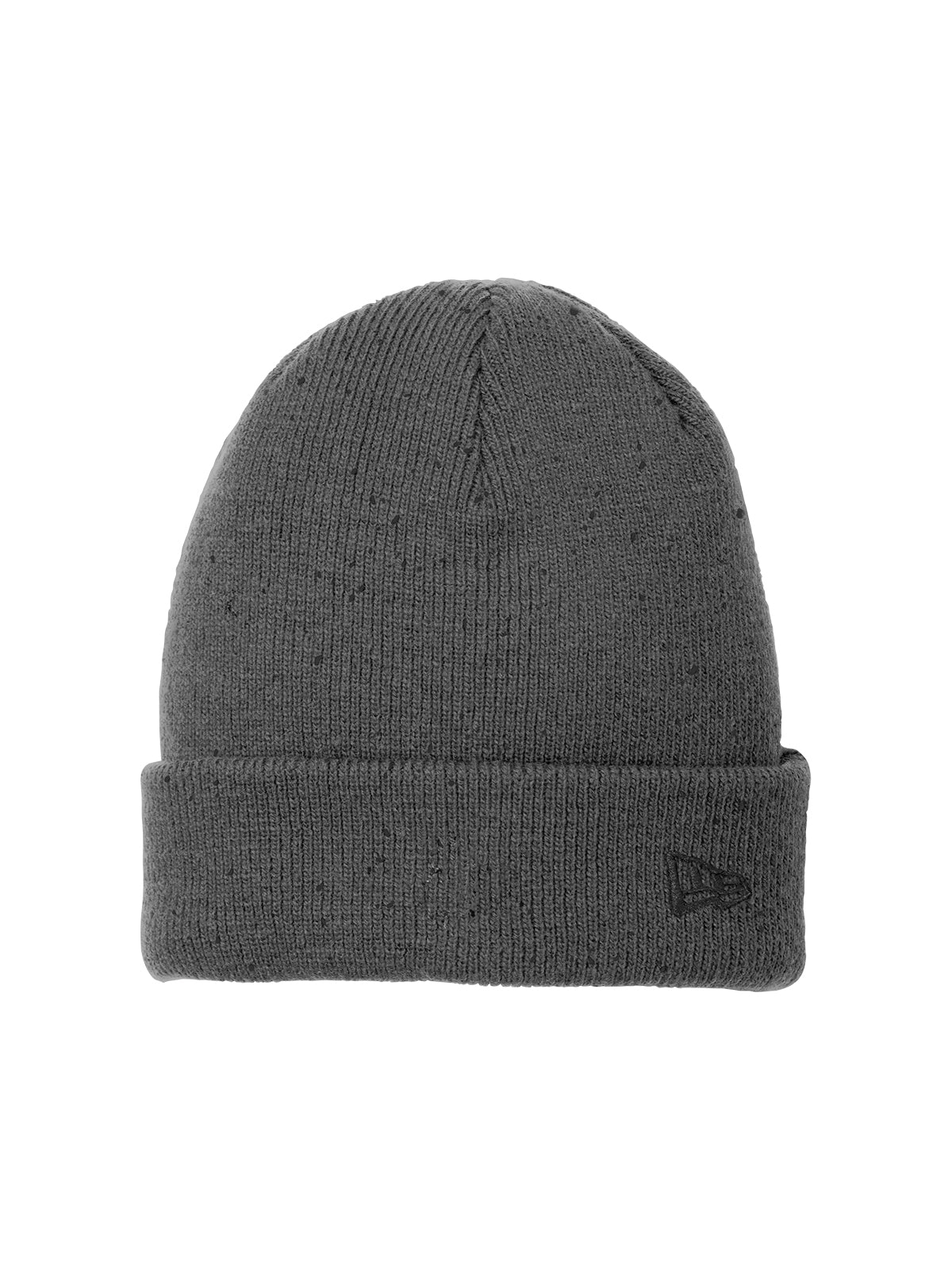 Unisex Speckled Beanie  - NE905 - Graphite/Black
