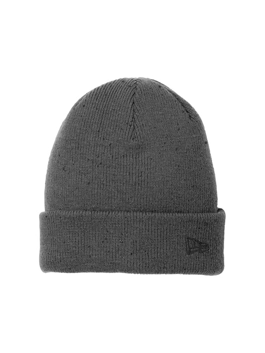 Unisex Speckled Beanie  - NE905 - Graphite/Black