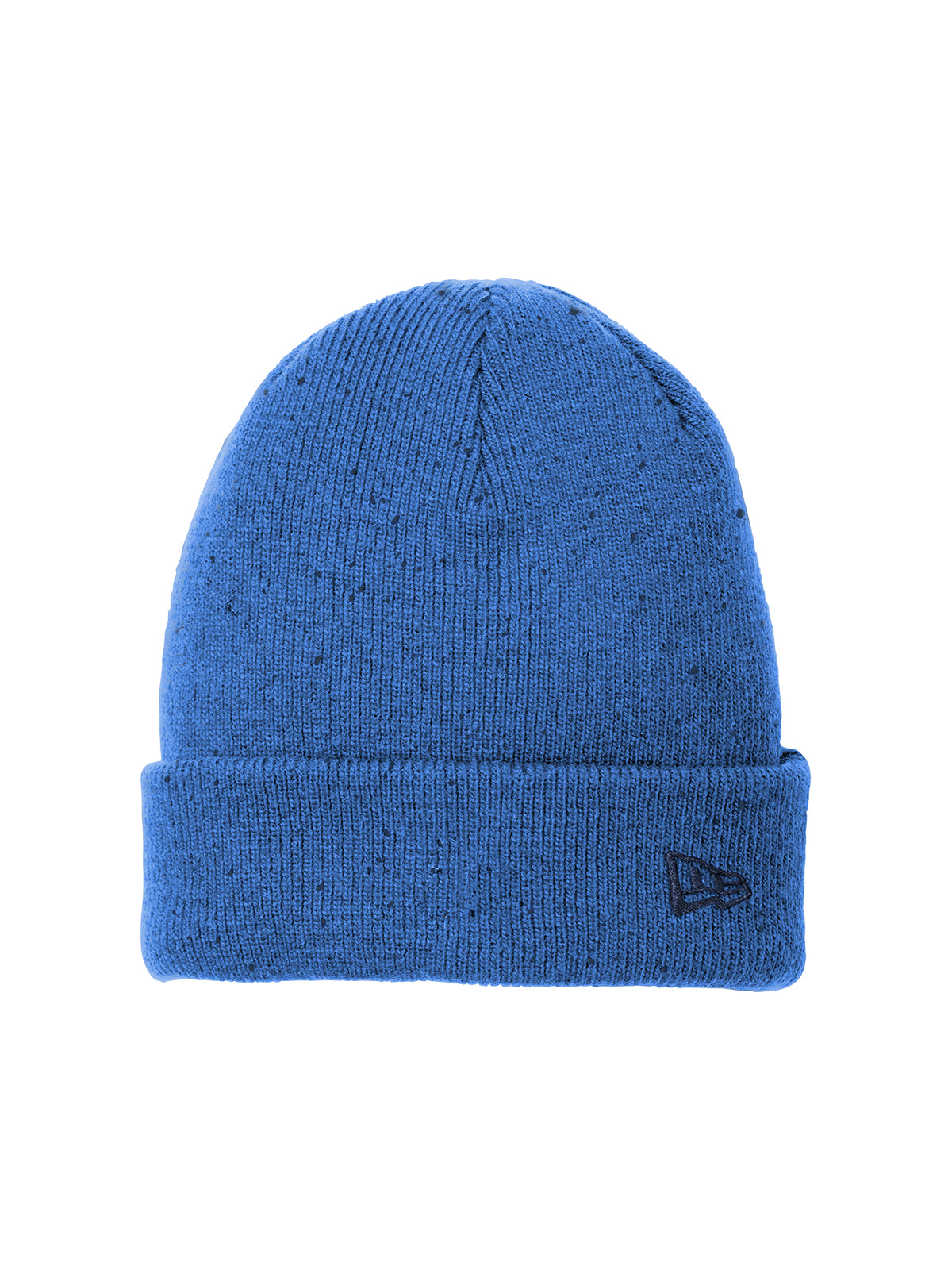 Unisex Speckled Beanie  - NE905 - Royal/Black