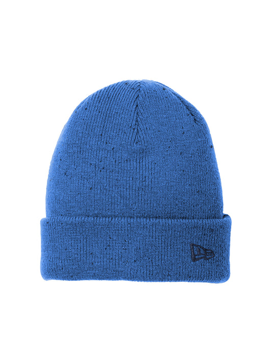 Unisex Speckled Beanie  - NE905 - Royal/Black