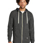 Men's 2-Pocket Sueded Full-Zip Hoodie - NEA122 - Black Heather