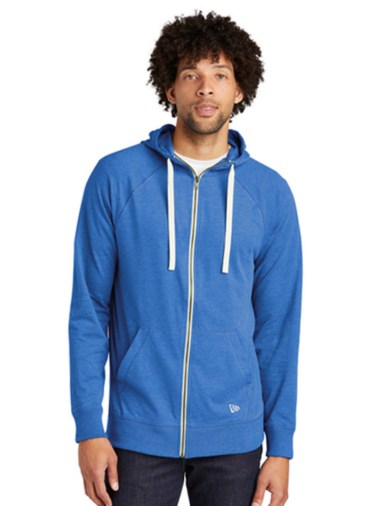 Men's 2-Pocket Sueded Full-Zip Hoodie - NEA122 - Royal Heather