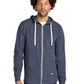 Men's 2-Pocket Sueded Full-Zip Hoodie - NEA122 - True Navy Heather