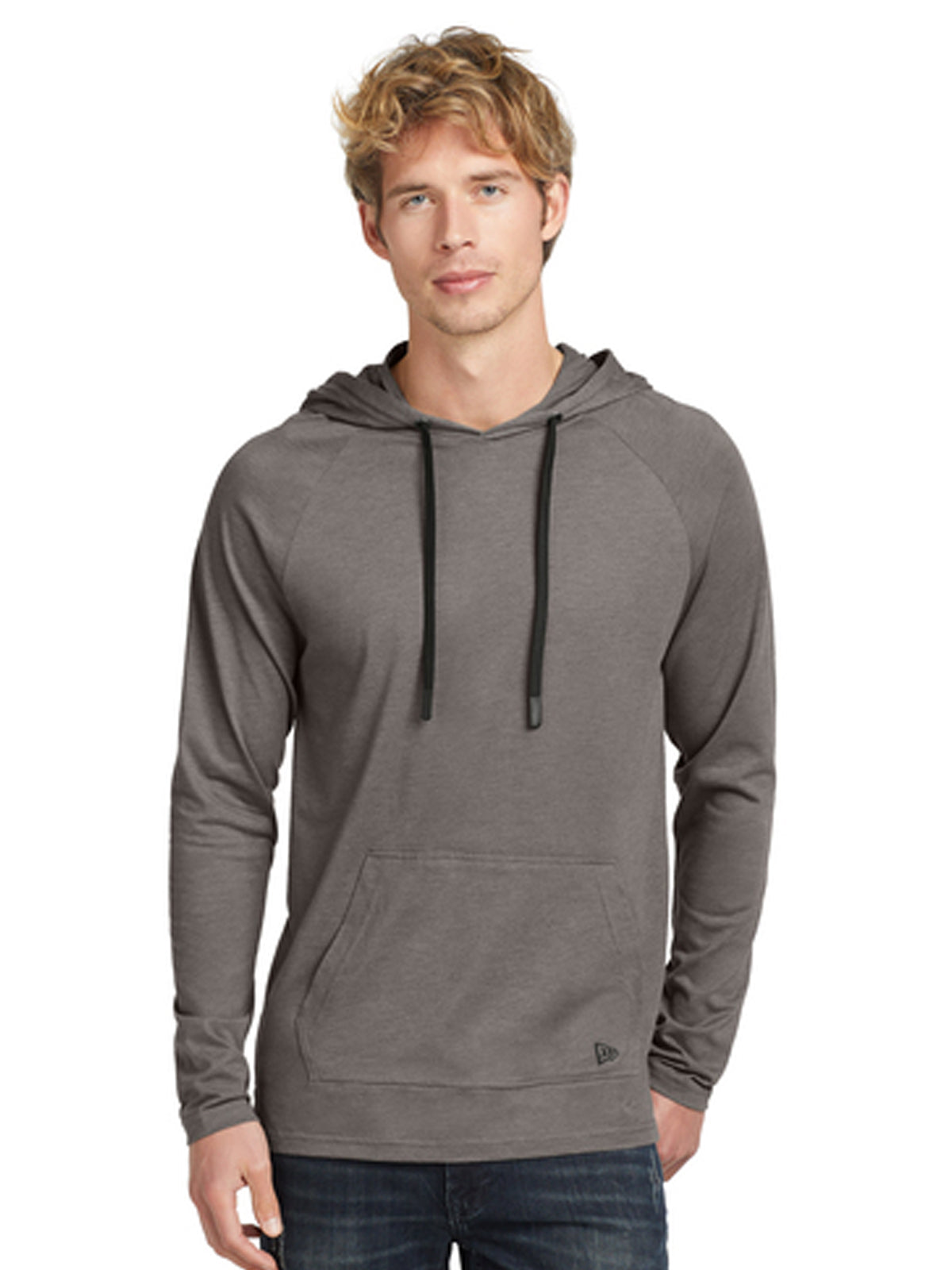 Men's Tri-Blend Hoodie - NEA137 - Shadow Grey