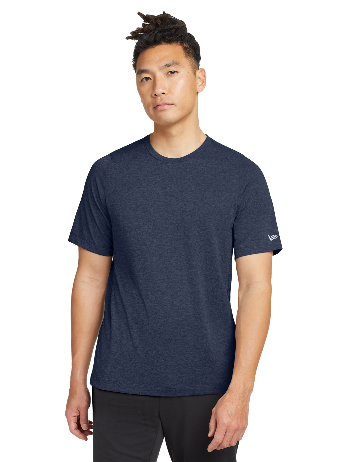 Men's Pocketless Performance Crew Tee - NEA200 - True Navy