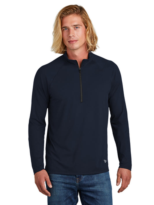 Men's Pocketless Power 1/2-Zip Sweatshirt - NEA228 - True Navy