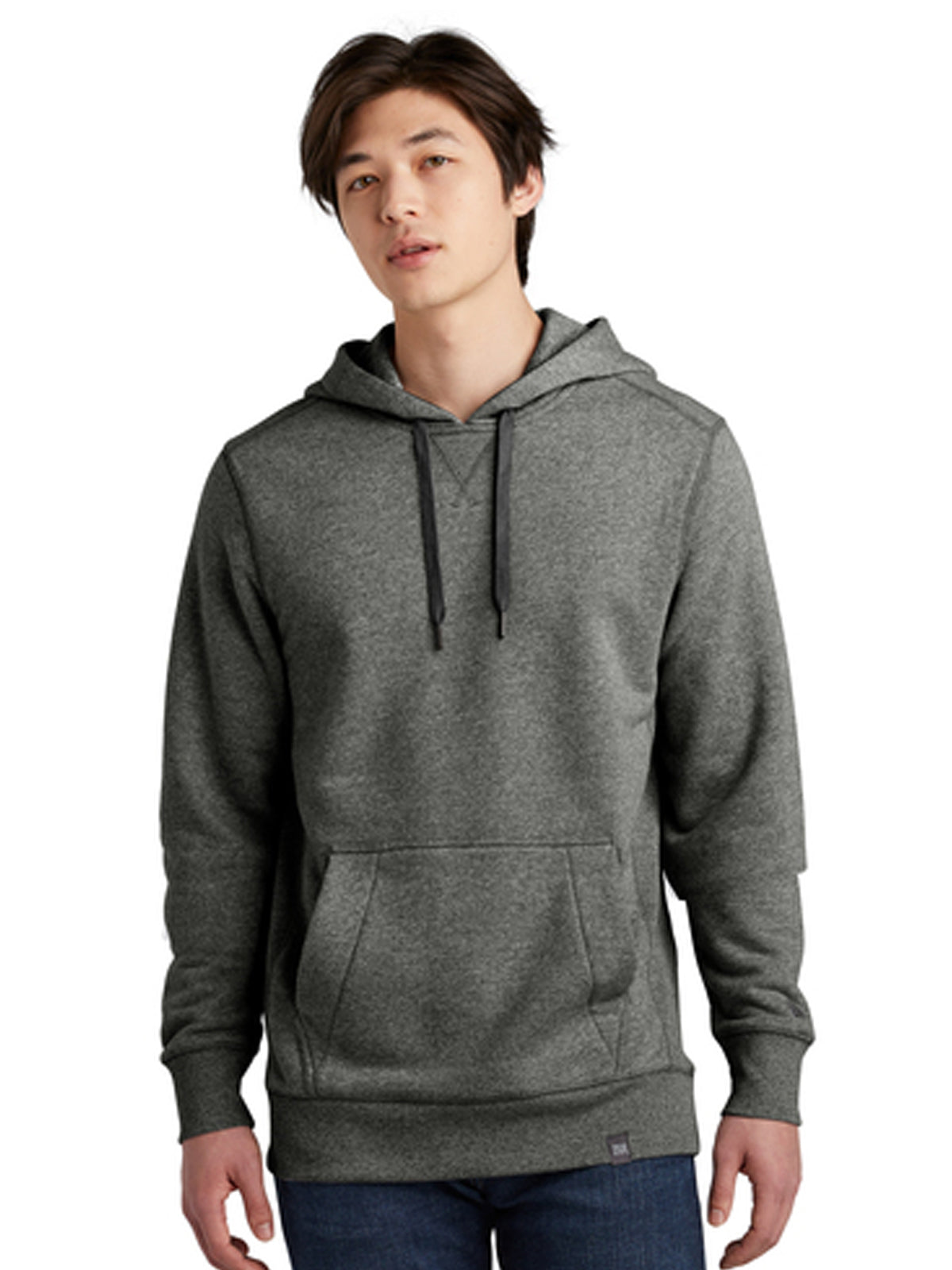 Men's 1-Pocket French Terry Pullover Hoodie - NEA500 - Black Twist