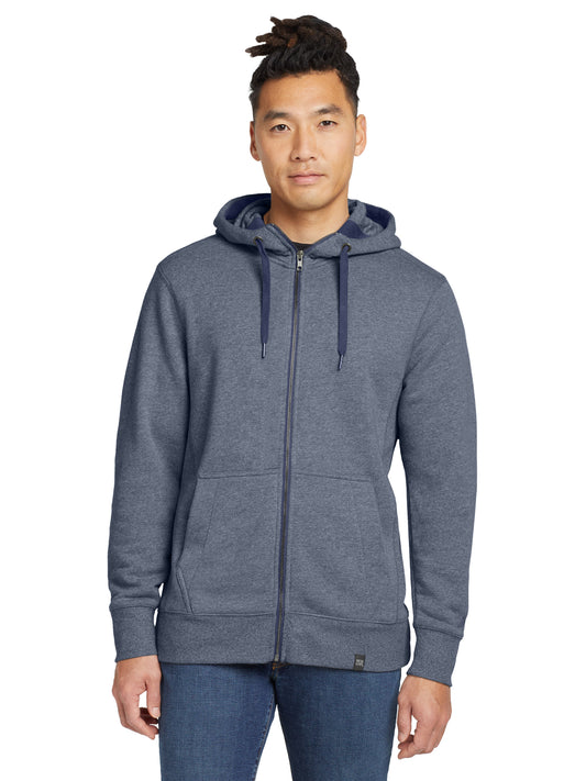 Men's French Terry Full-Zip Hoodie - NEA502 - True Navy Twist