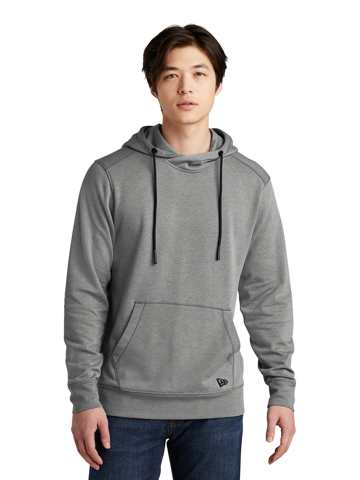 Men's Fleece Hoodie - NEA510 - Shadow Grey Heather