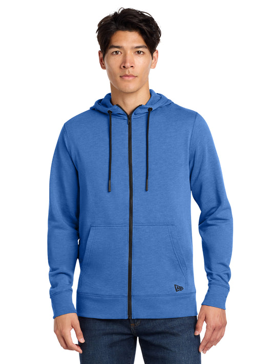 Men's Tri-Blend Fleece Full-Zip Hoodie - NEA511 - Royal Heather