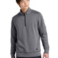 Men's Pocketless Tri-Blend 1/4-Zip Pullover - NEA512 - Shadow Grey Heather