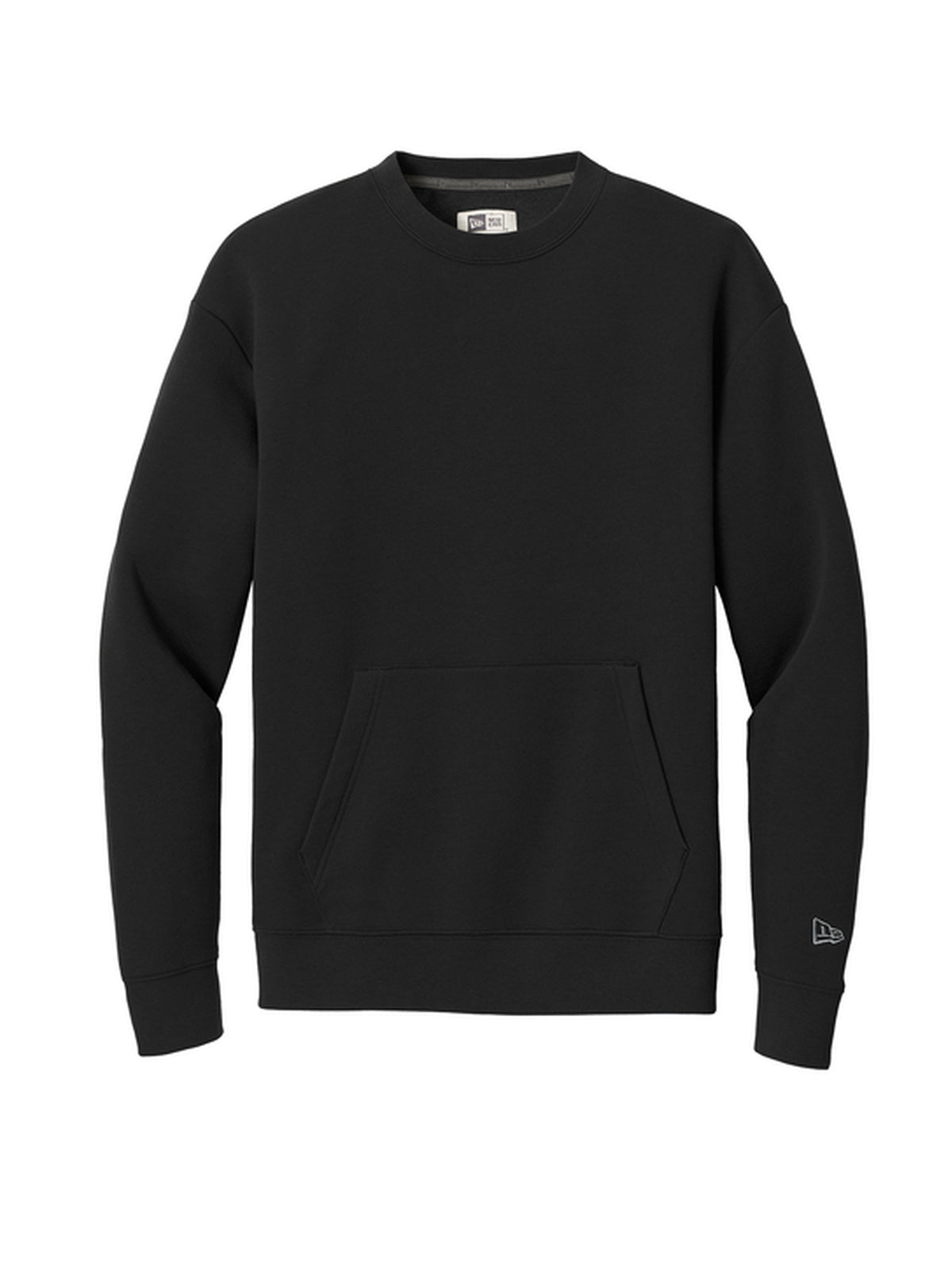 Men's Heritage Fleece Pocket Crew Sweatshirt - NEA527 - Black
