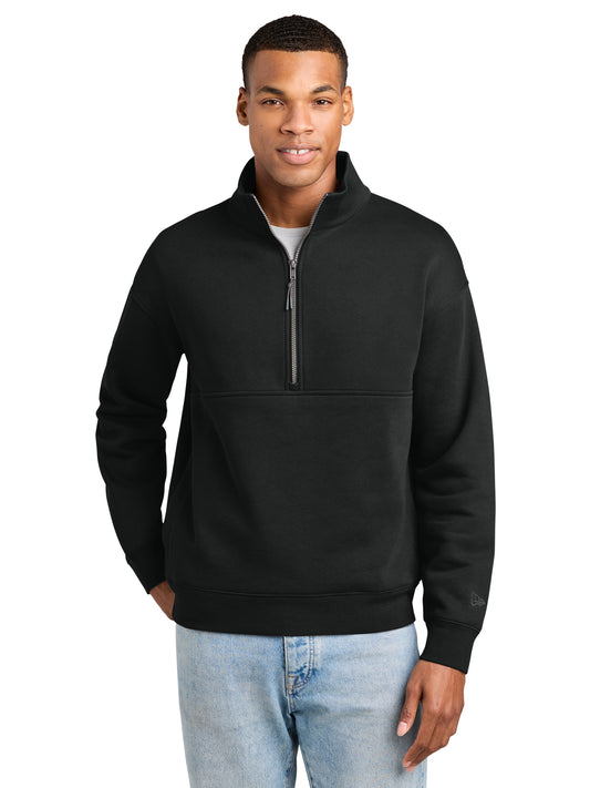 Men's Heritage Fleece 1/2-Zip Sweatshirt - NEA528 - Black