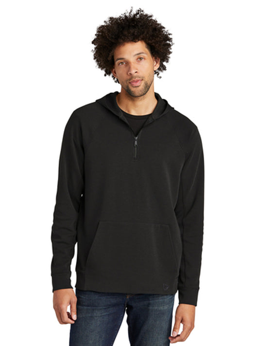 Men's 1-Pocket 1/4-Zip Hoodie - NEA541 - Black