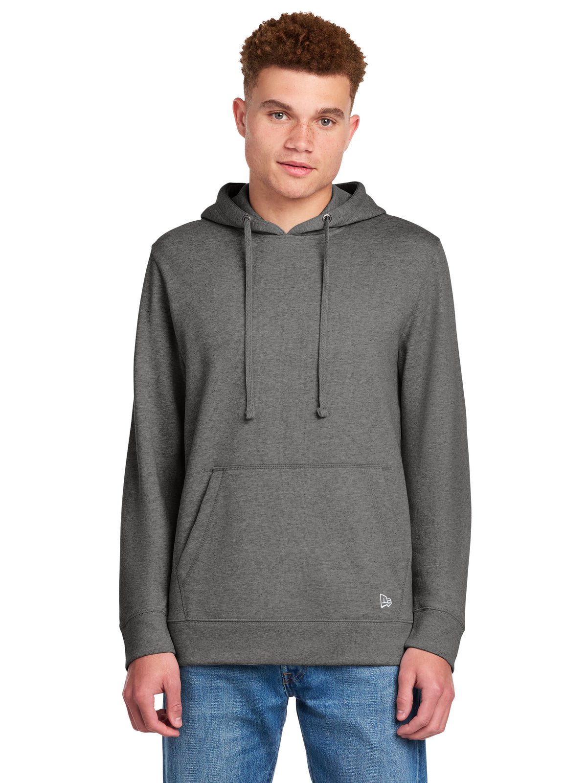 Men's Comeback Fleece Pullover Hoodie - NEA550 - Dark Heather Grey
