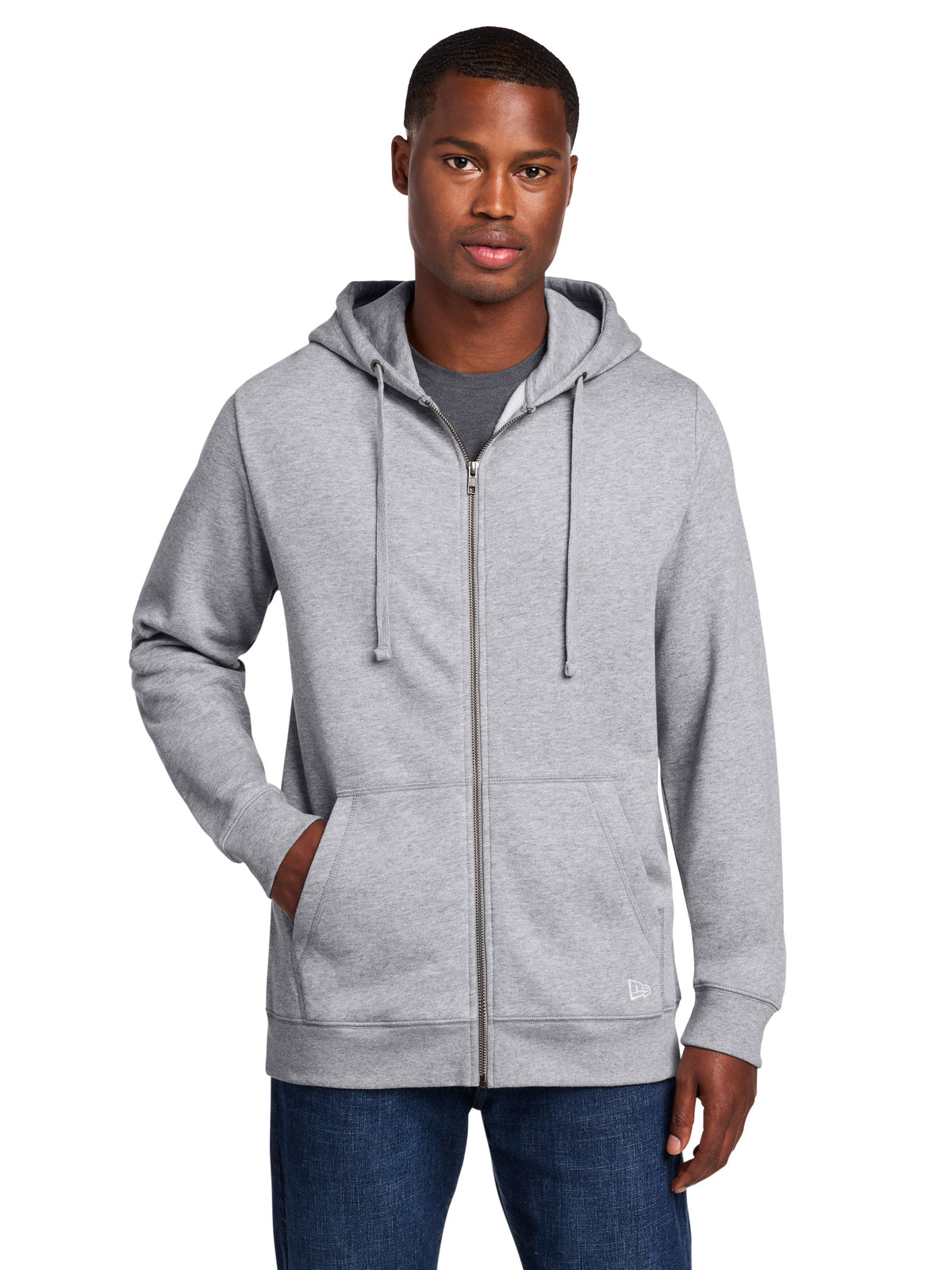 Men's Comeback Fleece Full-Zip Hoodie - NEA551 - Athletic Heather