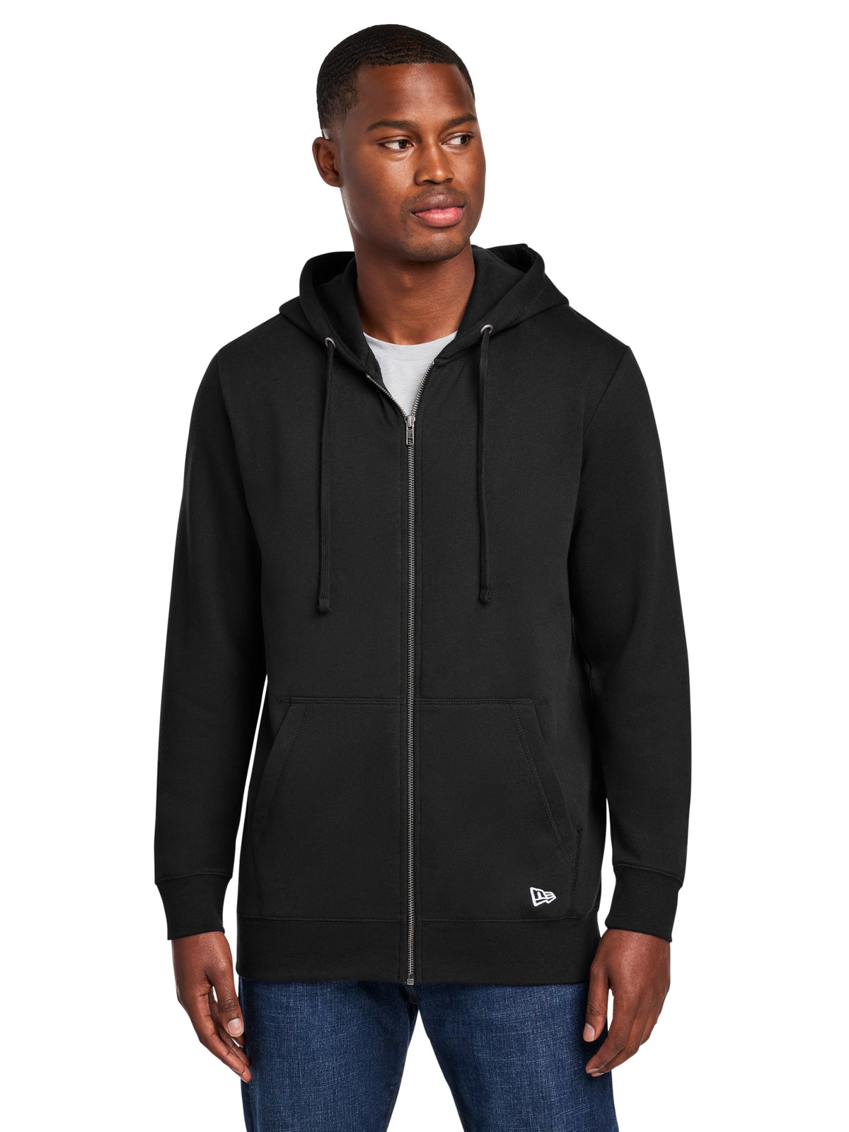 Men's Comeback Fleece Full-Zip Hoodie - NEA551 - Black