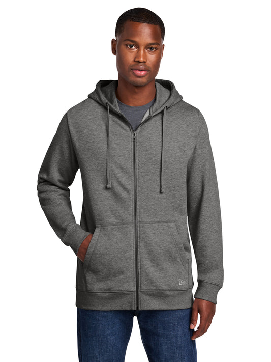 Men's Comeback Fleece Full-Zip Hoodie - NEA551 - Dark Heather Grey